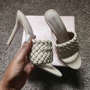 Nude Mule Heels